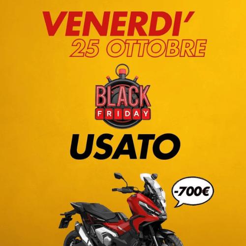 BLACK FRIDAY PARCO USATO 25 OTTOBRE