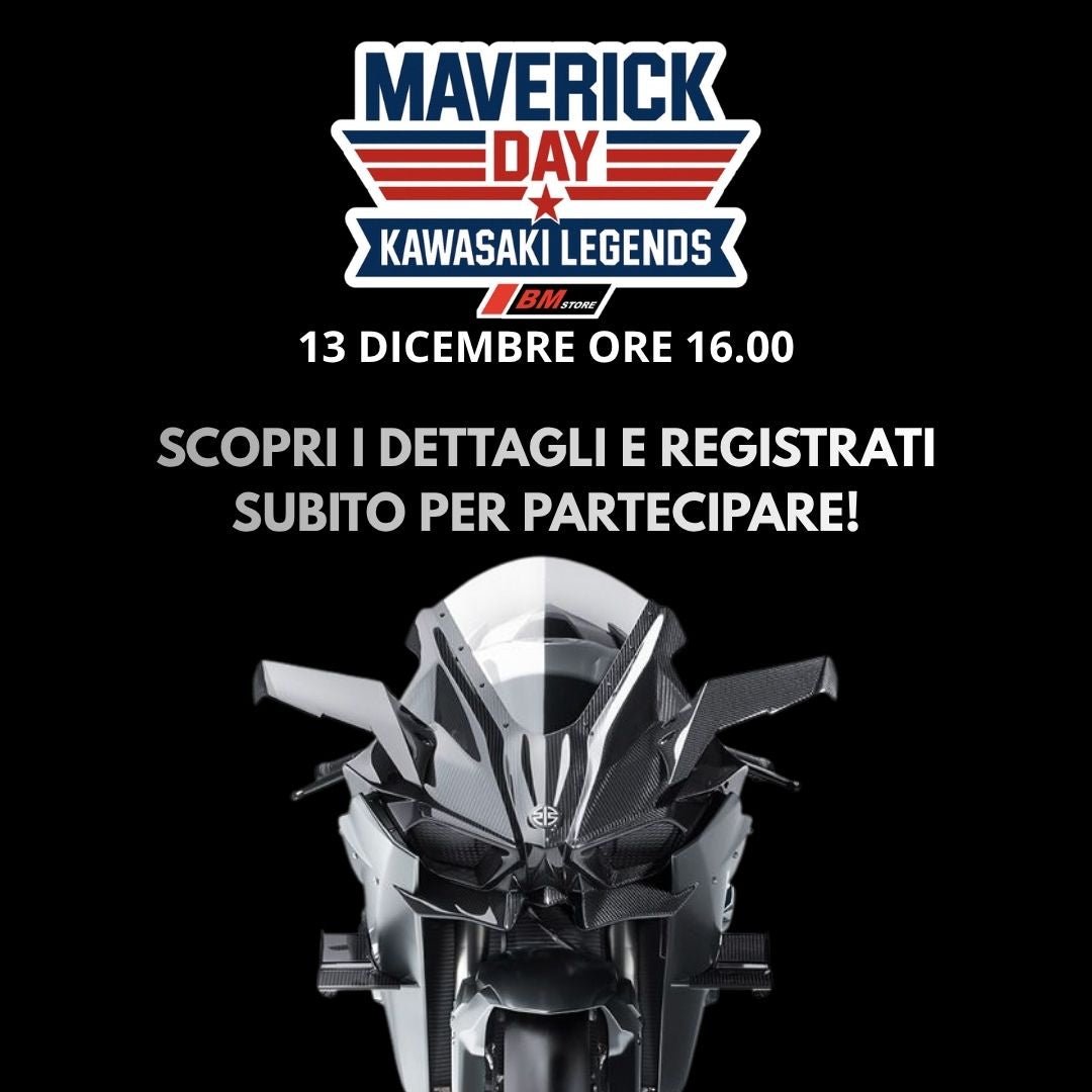 MAVERICK DAY - KAWASAKI LEGENDS - BM STORE | BOCCEA MOTO ROMA